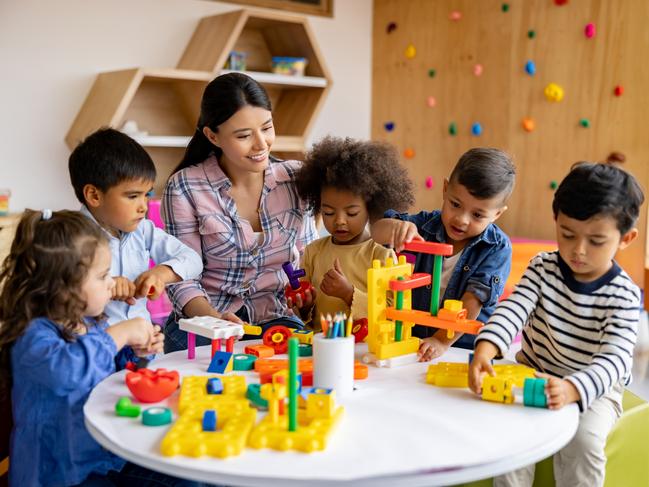 Generic Childcare photo, Kids playing, Kindergarten, Picture: Getty Images,