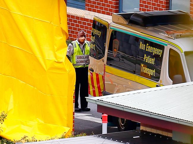 North West Regional Hospital. Patients being transferred from the North West Regional Hospital in Burnie to the Mersey Community Hospital in Latrobe. Picture: PATRICK GEE