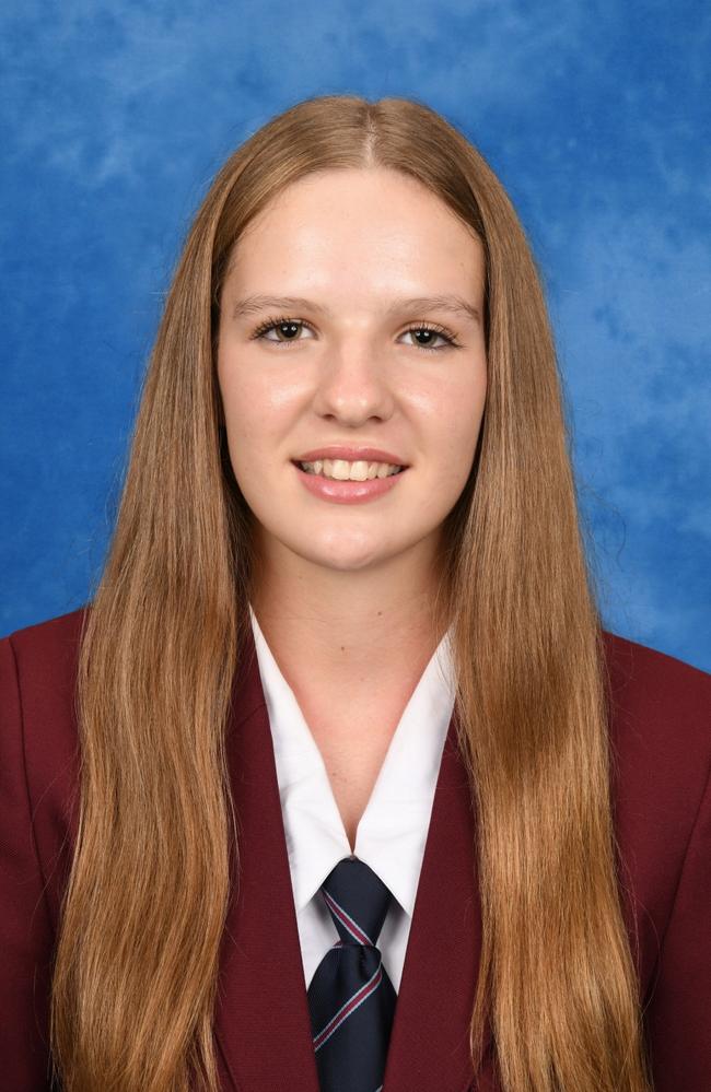 Noosa Christian College sport captain Georgia Potter