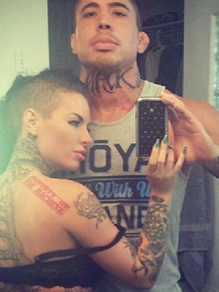 Christy Mack and Jonathan Koppenhaver. Picture: Twitter
