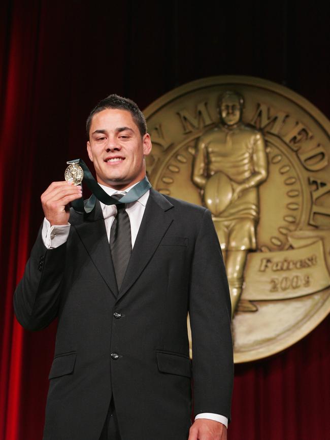 Jarryd Hayne won the Dall M Medal in 2009. Picture: AAP.