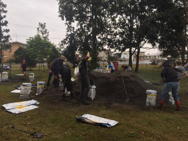 Mill mud is a by-product of the sugar milling process and is used on gardens. Picture: Harwood Island Public School Facebook