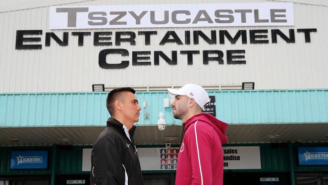 Tim Tszyu and Michael Zerafa are scheduled to clash on July 7. Picture: Peter Lorimer/Getty Images