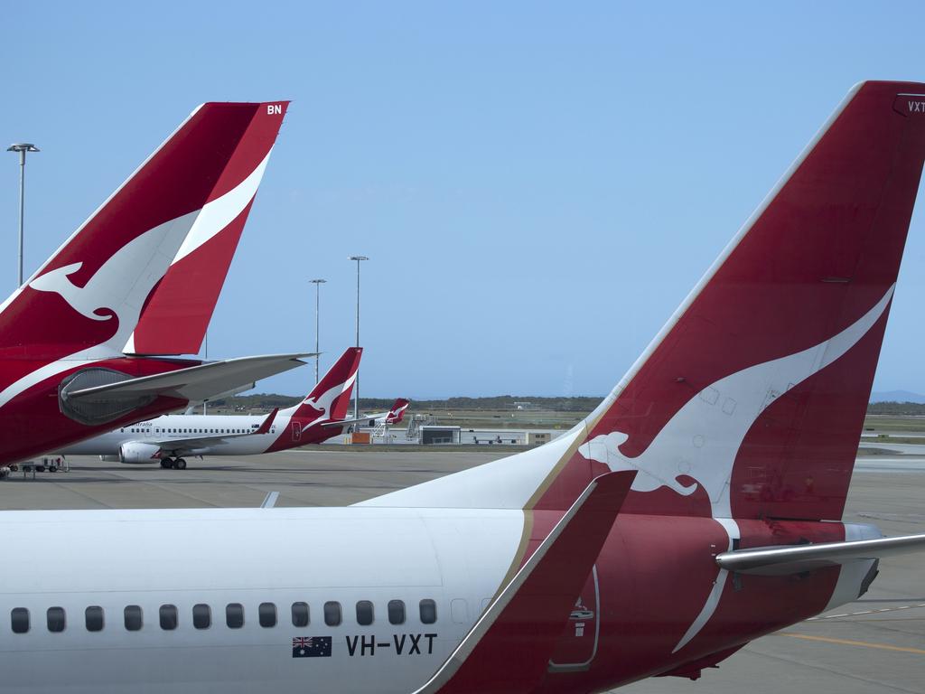 Qantas planes are being parked at airports around Australia until flights resume. Photo: iStock