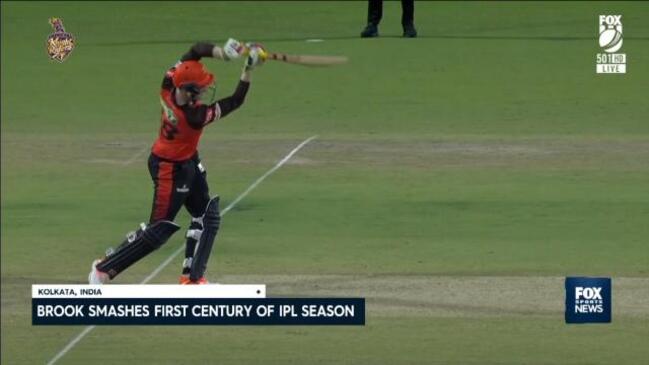 English star Harry Brook hits ton in Sunrisers win over Kolkata