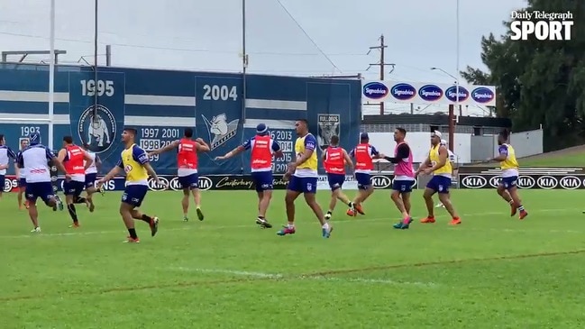 Kieran Foran returns to training at the Bulldogs