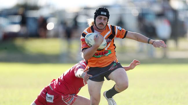 The Tigers outscored the Colts five tries to two. Picture: Sue Graham