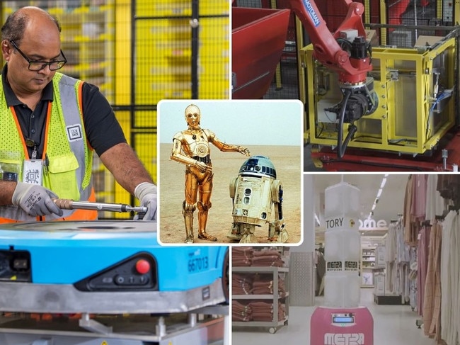 Robots at Amazon, Aust Post and Kmart plus Star Wars