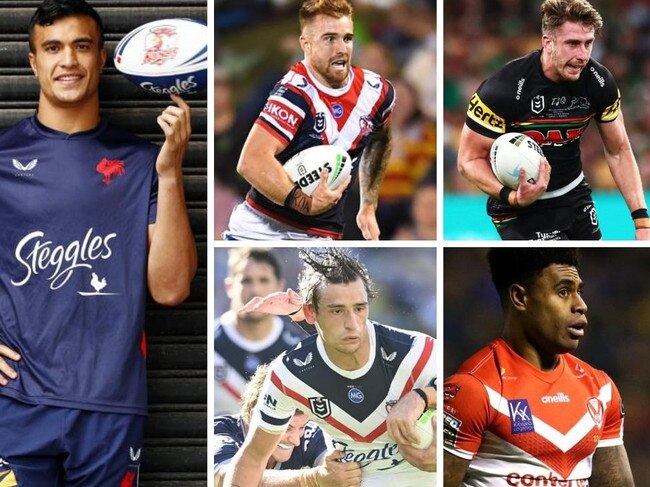 The five-way battle to round out Roosters backline