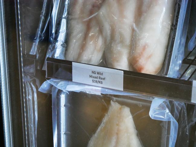 Stock for sale at Northshore Seafood Co. in Townsville. Picture: Blair Jackson