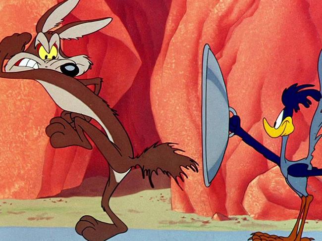 Wile E. Coyote and the Road Runner from the classic Looney Tunes animations. Source: Warner Bros.