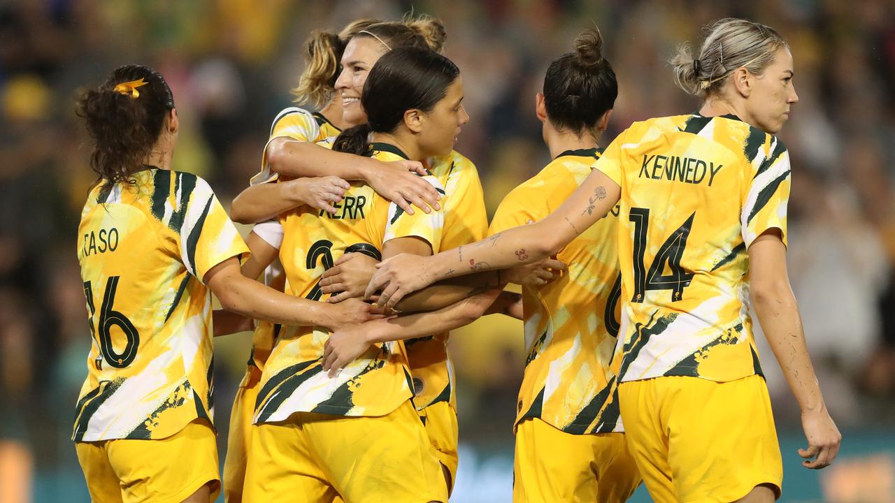 The Matildas could play a home World Cup final in Sydney in 2023 i (Photo by Tony Feder/Getty Images)