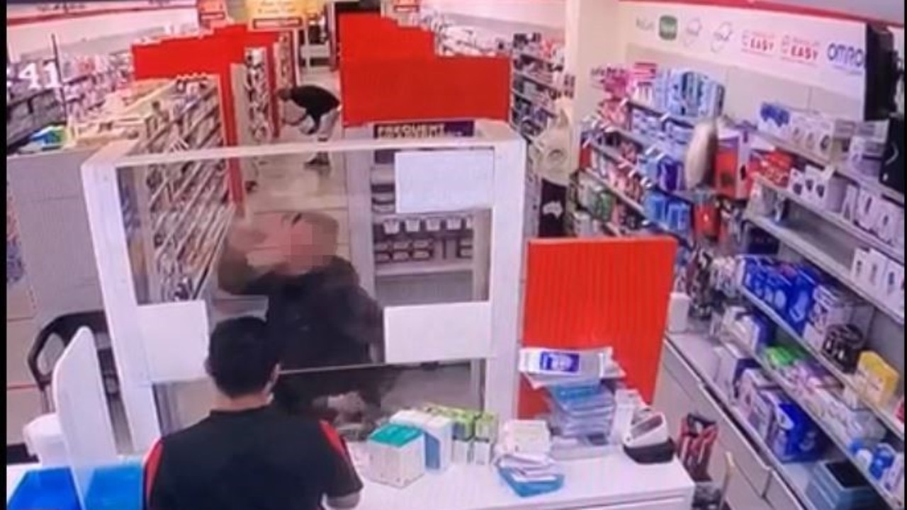 Video shows man smashing screen into Auburn pharmacist | news.com.au ...