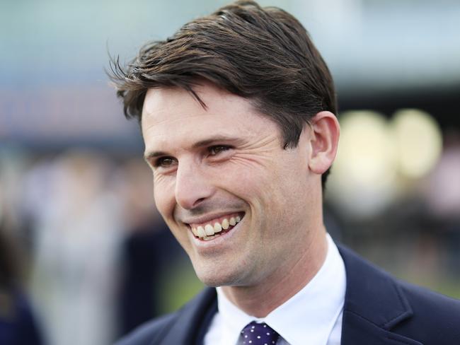 SYDNEY, AUSTRALIA - AUGUST 20: James Cummings looks on after winning The Winx stakes with Anamoe during Sydney Racing at Royal Randwick Racecourse on August 20, 2022 in Sydney, Australia. (Photo by Mark Evans/Getty Images)