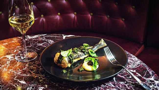 Flathead at The Cut Steakhouse in Melbourne. Picture: Jesse Marlow