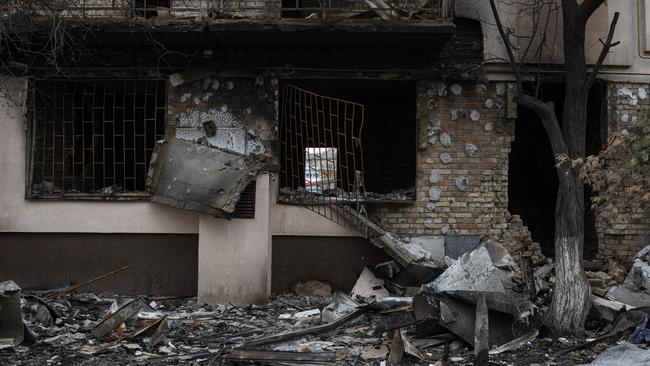 The Ukrainian government has accused Russian forces of committing a ‘deliberate massacre’ as they occupied and eventually retreated from Bucha. Picture Getty Images