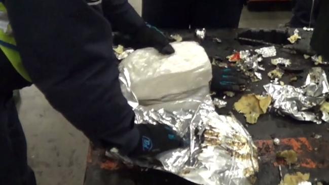 The 1.7 tonnes of drugs were seized in the US last month. Picture: AFP