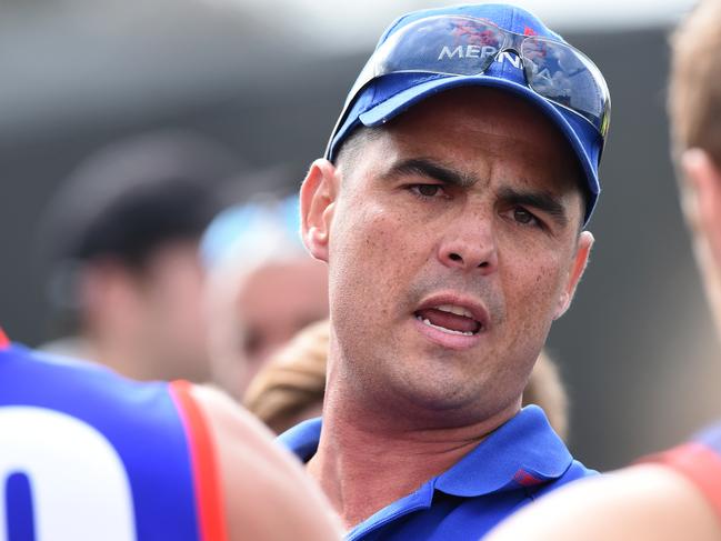 NFL footy: Mernda V Epping. Mernda coach. Picture: Kylie Else