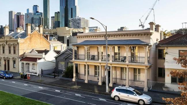 One of Carlton’s grandest residences, at 135 Drummond Street, failed to sell at auction.