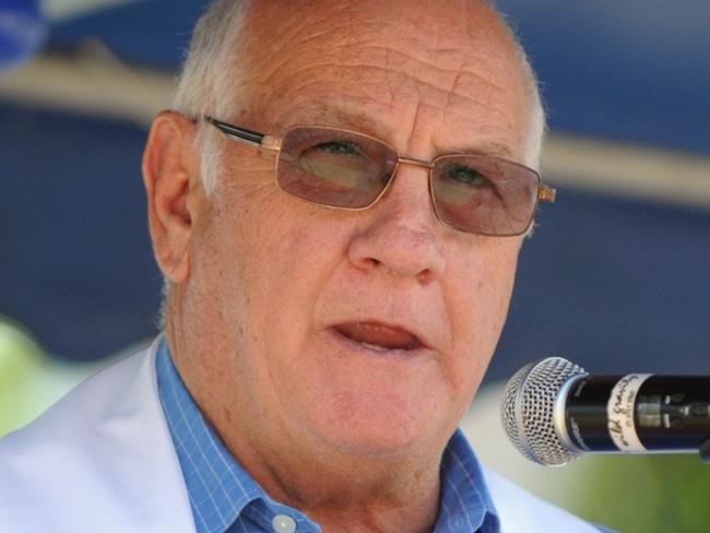 Thuringowa Anzac Day March 2012. Father David Lancini.