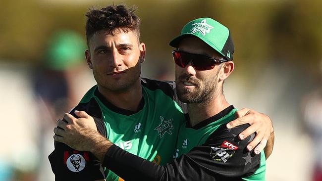 Marcus Stonis has praised Stars teammate Glenn Maxwell’s leadership qualities. Picture: Getty Images