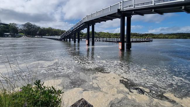 Another section of South West Rocks on Monday. Picture: Bec Kemp