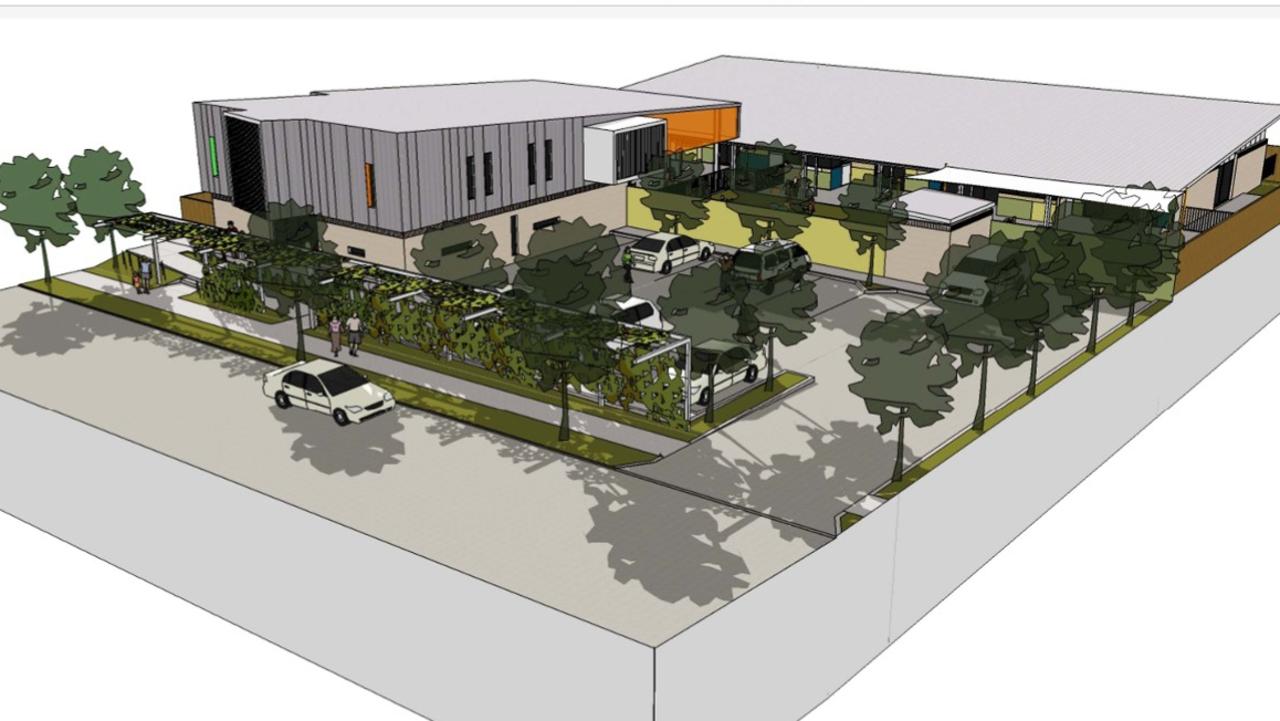 Design plans for a childcare centre at 48 to 52 Carlyle St, Mackay.