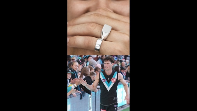 Port Adelaide captain Connor Rozee launches jewellery brand