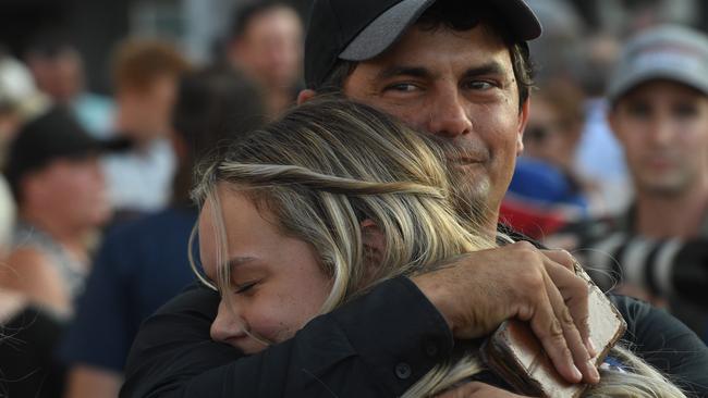 Emotional Clarke family after the horse they train Playoffs wins the Darwin Cup 2022. Picture: (A)manda Parkinson