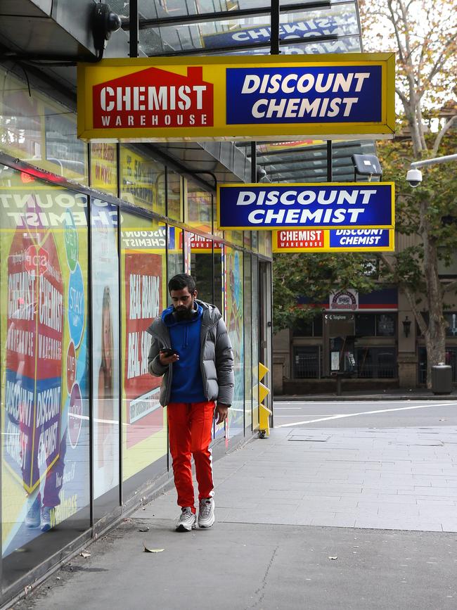 Another Chemist Warehouse has been added to Sydney’s exposure site list. Picture: NCA NewsWire / Gaye Gerard