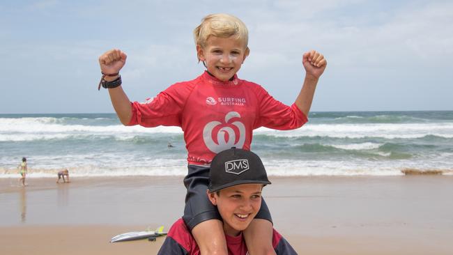 7yo surfer takes out age division in national comp