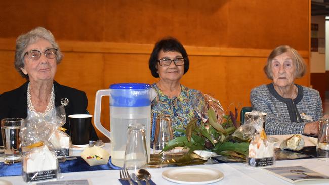 Members of the Hervey Bay Sub-branch (from left) Connie Beavan, Linda Wallis and Mary Johnson.