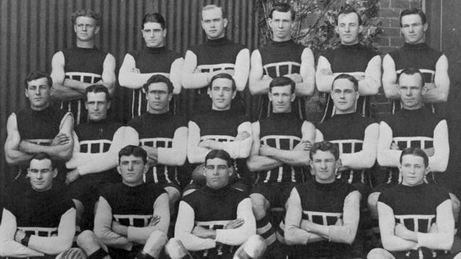 The 1914 Port Adelaide Football Club team photo.