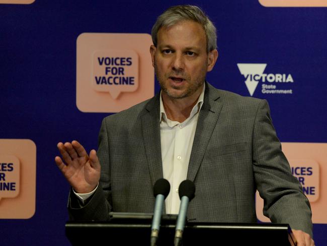 Victoria's chief health officer Brett Sutton says the cases have not hit a plateau yet. Picture: NCA NewsWire / Andrew Henshaw