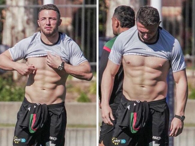 Sam Burgess has been starving himself.