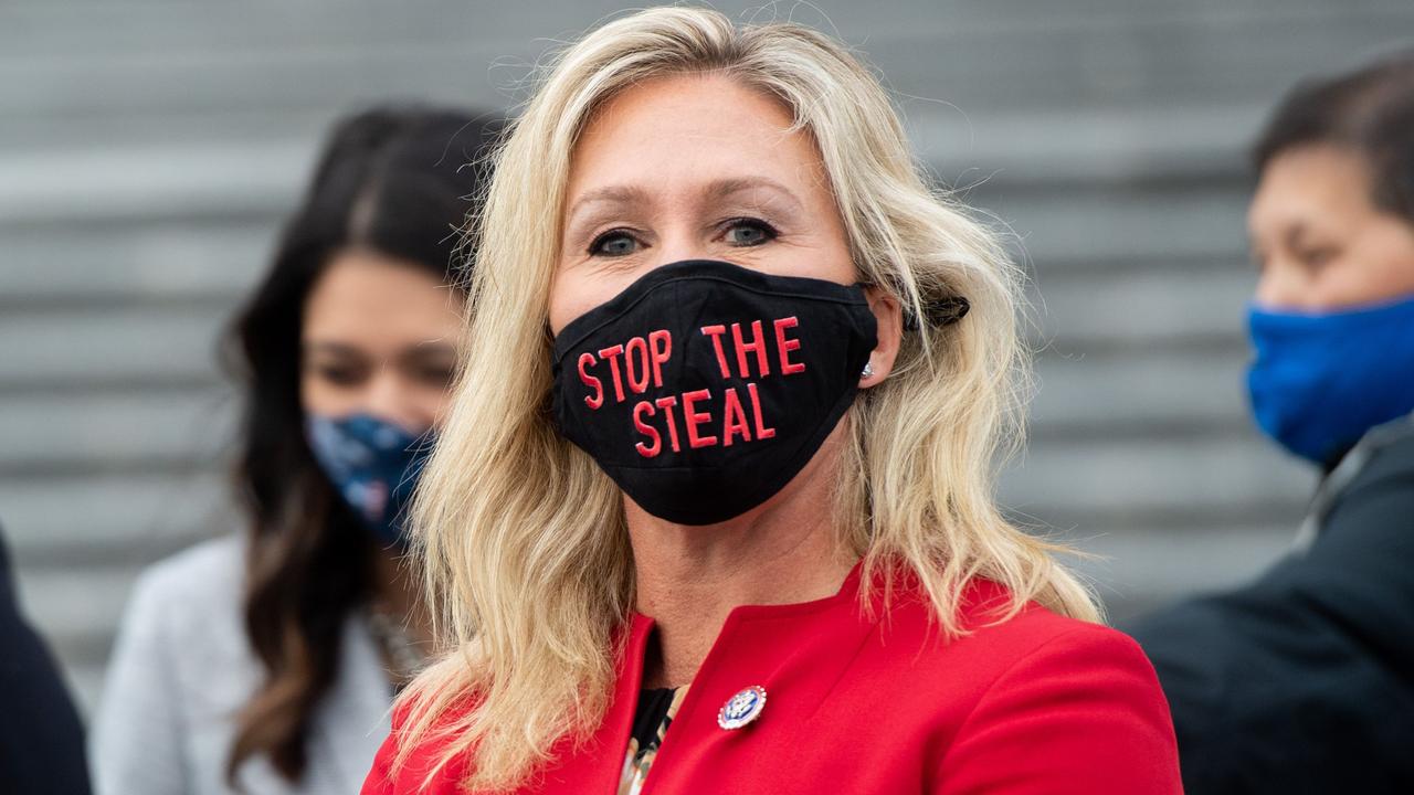 US Representative Marjorie Taylor Greene, Republican of Georgia. Picture: Saul Loeb/AFP