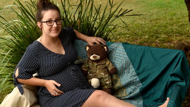 Siahn Garvey is due to give birth in August and hopeful COVID-19 restrictions will have eased further.. Picture: Evan Morgan