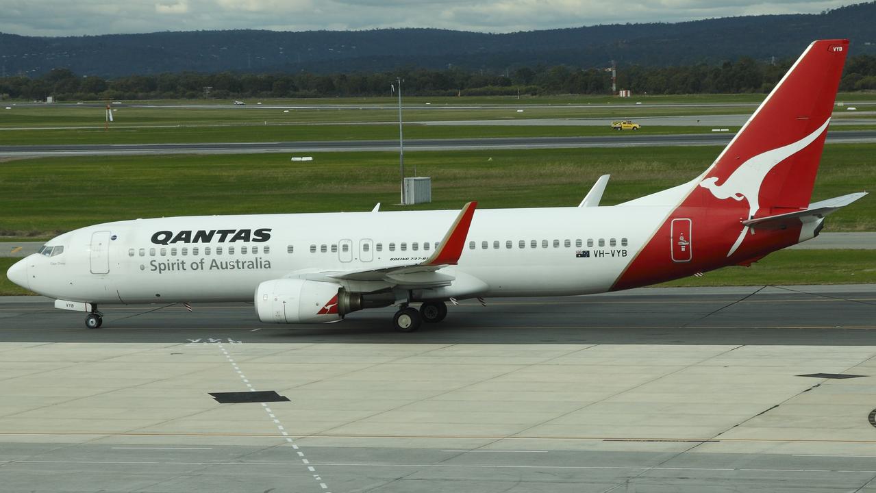 The elderly couple were flying to Singapore on a recent Qantas flight. Picture: The Daily Telegraph