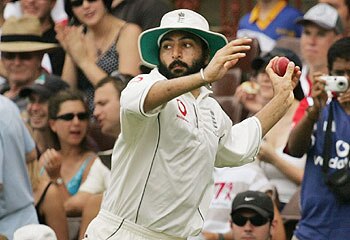 Abused ... fans suggested Panesar wasn't English. Pic: Phil Hillyard