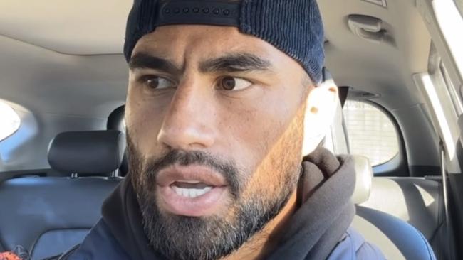 Former NRL player Arana Taumata says he came to the aid of a young woman in distress at Mt Coot-tha on Friday.