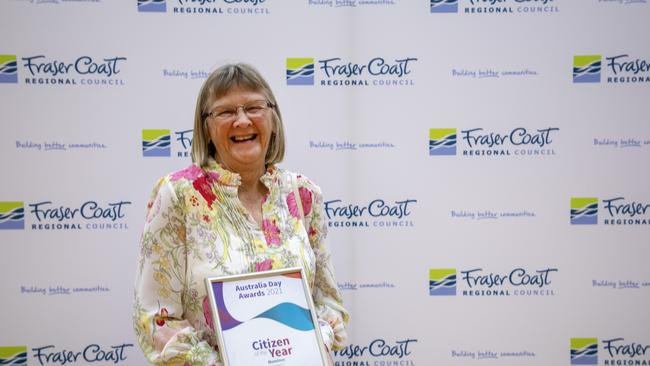 Gail Gauld has been announced as the Fraser Coast's Citizen of the Year.