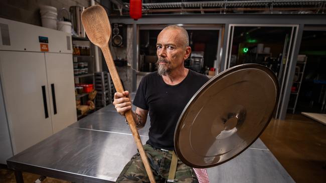 Chef Simon Bryant in his Brompton kitchen Picture: Tom Huntley