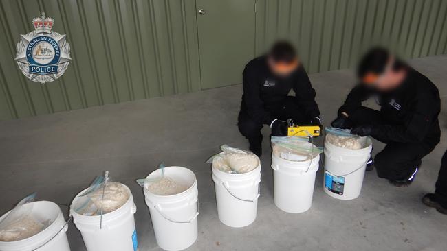 The AFP has dismantled an Australian criminal network allegedly importing and manufacturing hundreds of kilograms of cocaine under the direction of a Colombian organised crime syndicate. Picture: Supplied