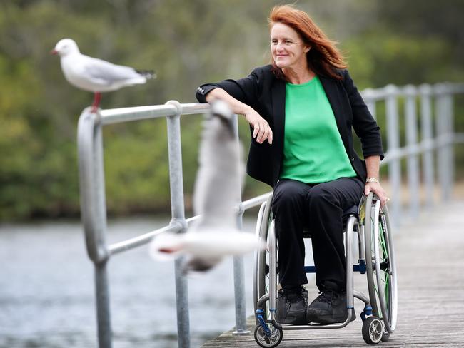 Liesl Tesch, pictured in Woy Woy, wants Gosford to become a place “people are proud to call home”. Picture: Sue Graham