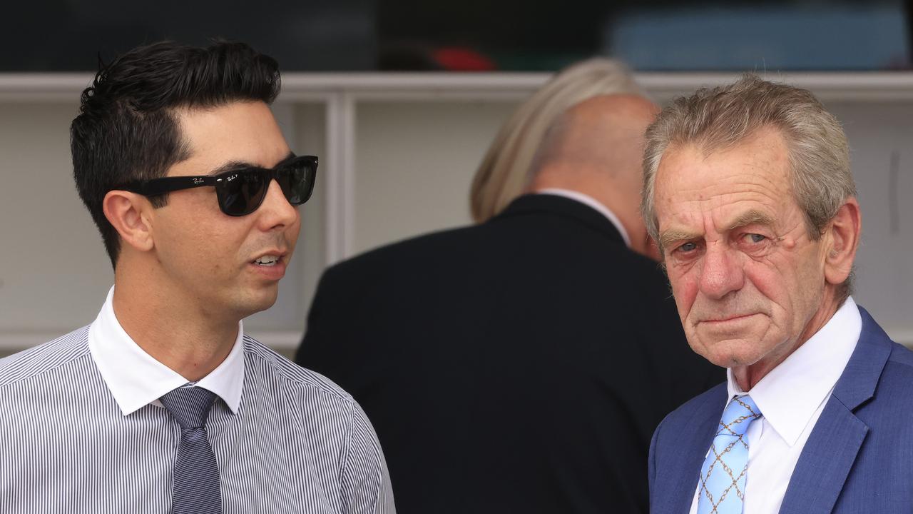 Trainers Gerald Ryan (right) and Sterling Alexiou can hit the ground running in 2025 with a Kembla double. Picture: Getty Images