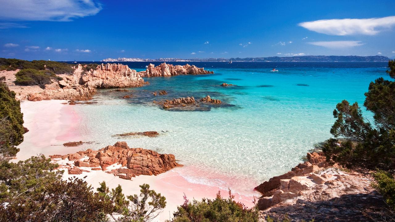 Budelli Island is home to Spiaggia Rosa - one of the world’s most famous beaches. Picture: Luca Picciau/REDA/Universal Images Group via Getty Images