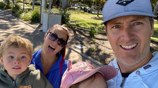 Terranora school teacher is dad to Kai and Millie and husband to Amy - all of which have been rattled by his sarcoma diagnosis.