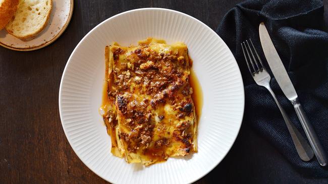 Vincisgrassi lasagne at LEllo. Picture: Nicki Connolly