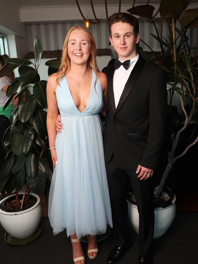 Alana Wright and Will Grierson. Fahan School leavers dinner at Seagrass Long Point in Sandy Bay. Picture: Nikki Davis-Jones