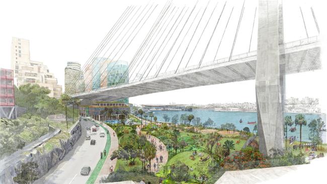 The plan would see new public open space and a foreshore promenade.